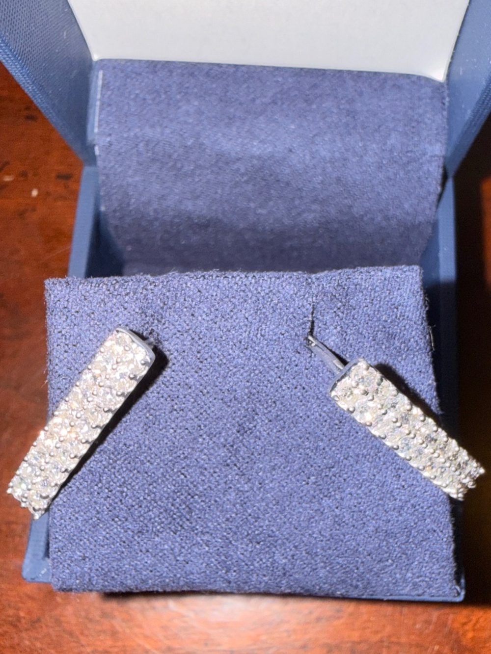 Brilliant 1.32 ct VS Diamond Hoop Earrings
